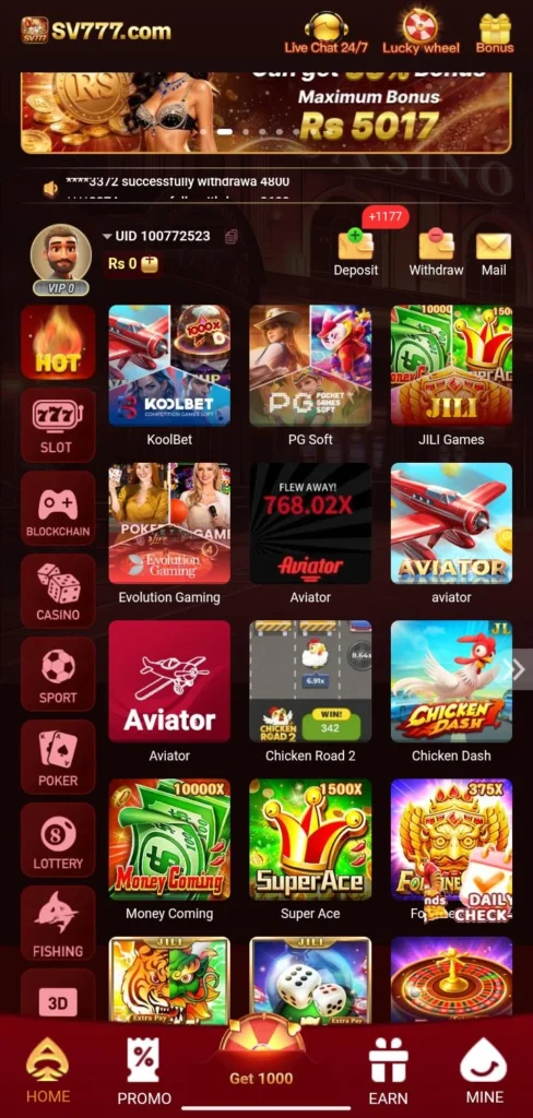 SV777 Game APK