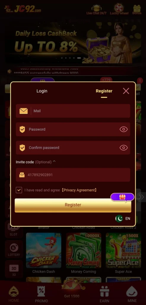 JC92 Game Apk