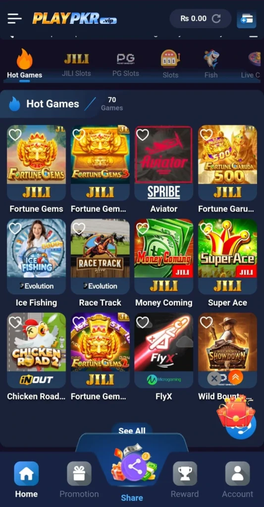 Play PKR Game