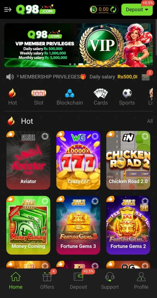 Q98 Game Apk