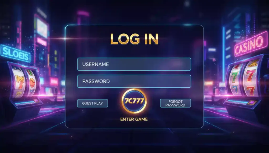 7C77 game log in