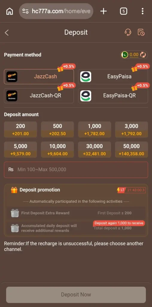 HC777 Game Apk